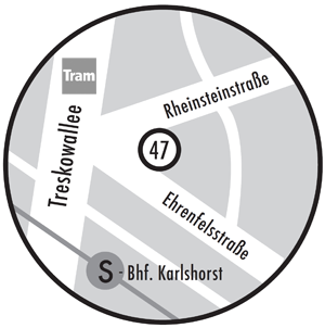 Anfahrt zur Zahnarztpraxis Karlshorst